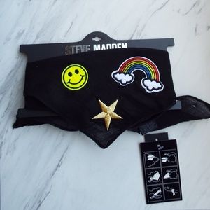 Steve Madden Black Bandana